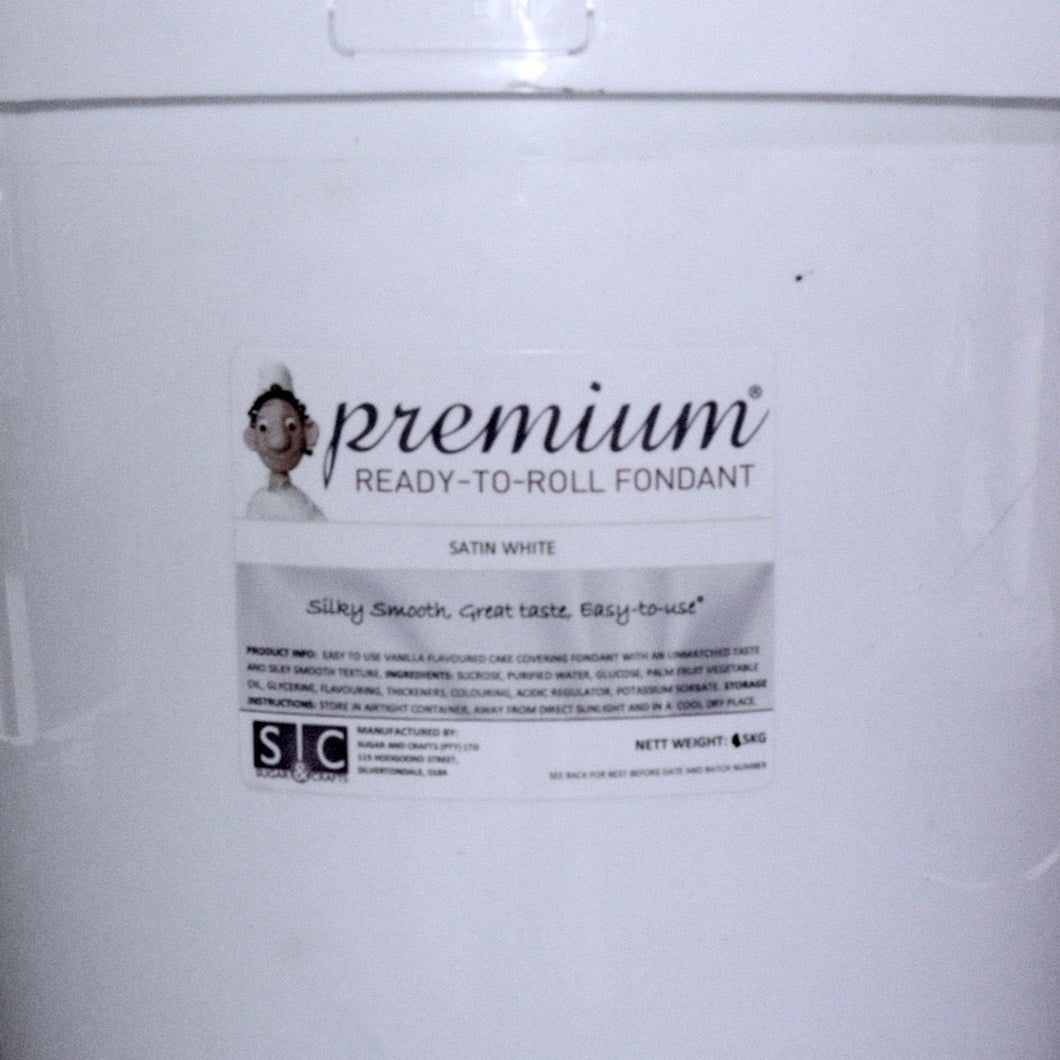 Fondant Premium white 15 kg