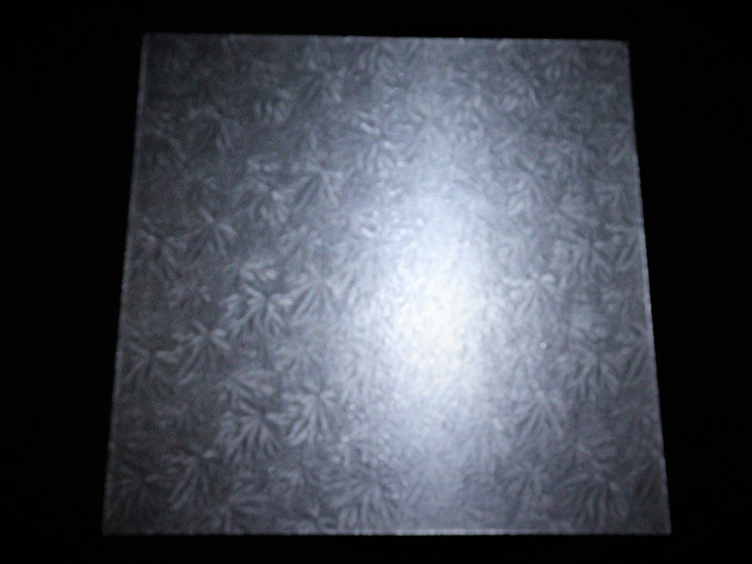 Cake boards square silver (3 mm Masonite)